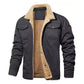 Men’s Casual Sherpa Utility Cargo Jacket
