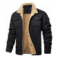 Men’s Casual Sherpa Utility Cargo Jacket