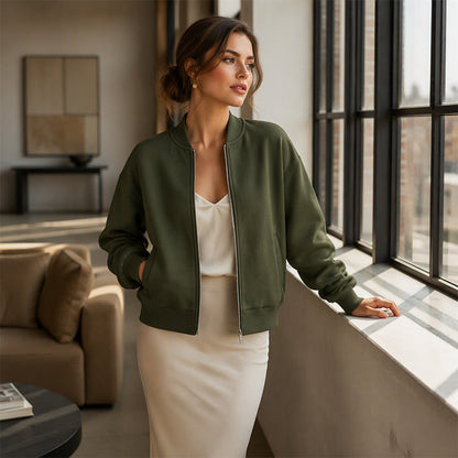 ✨ Women's Casual Zip Up Jacket– Relaxed Everyday Jacket for Effortless Style