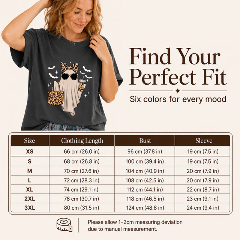 Women's Ghost Printed T-Shirt