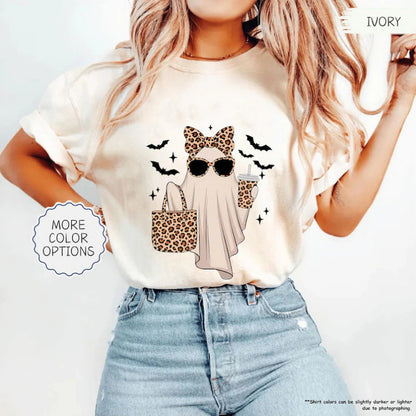 Women's Ghost Printed T-Shirt