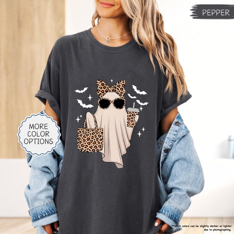 Women's Ghost Printed T-Shirt