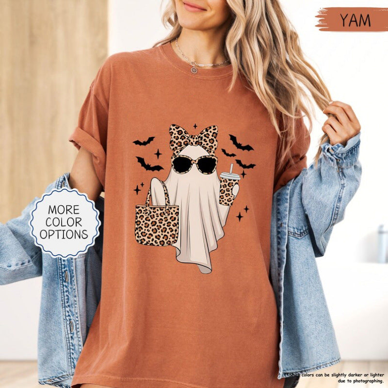 Women's Ghost Printed T-Shirt