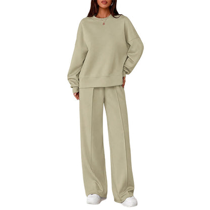 Women's Two-Piece Long Sleeve Casual Sweatsuit Set