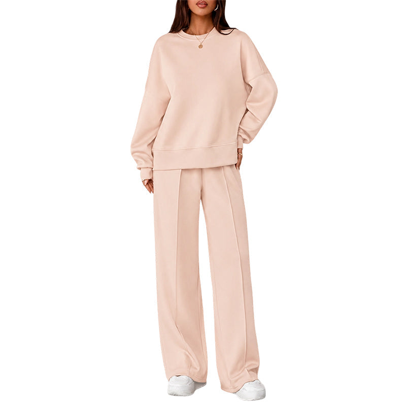 Women's Two-Piece Long Sleeve Casual Sweatsuit Set