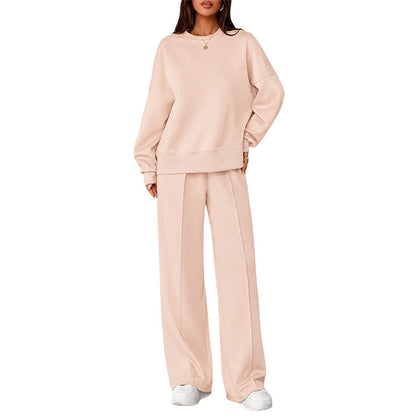 Women's Two-Piece Long Sleeve Casual Sweatsuit Set