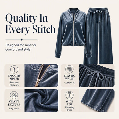 Women's Velvet 2-Piece Outfits
