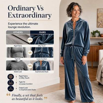 Women's Velvet 2-Piece Outfits