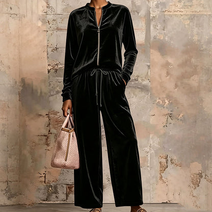 Women's Velvet 2-Piece Outfits