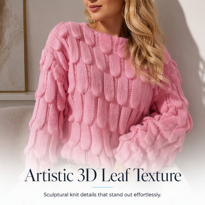 Women's Hollow Out Slouchy Knit Sweater