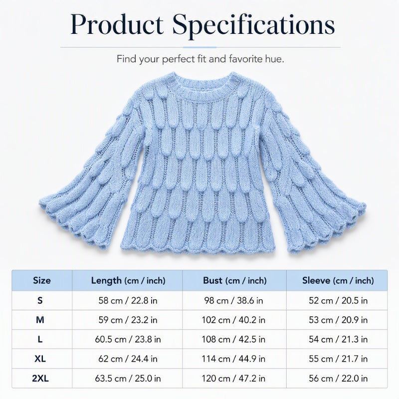 Women's Hollow Out Slouchy Knit Sweater