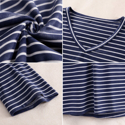 Women's Relaxed Stripe Lounge Dress