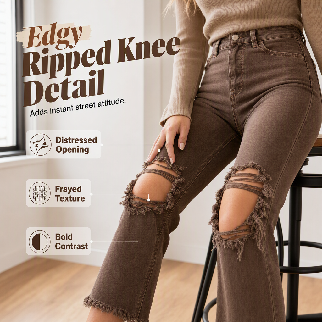 Leg-Lengthening Flare Jeans