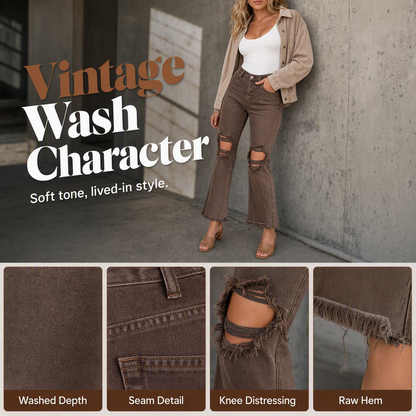 Leg-Lengthening Flare Jeans