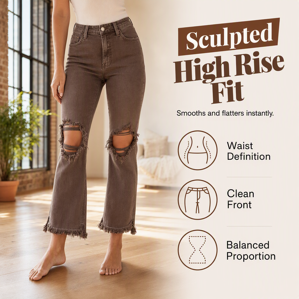 Leg-Lengthening Flare Jeans
