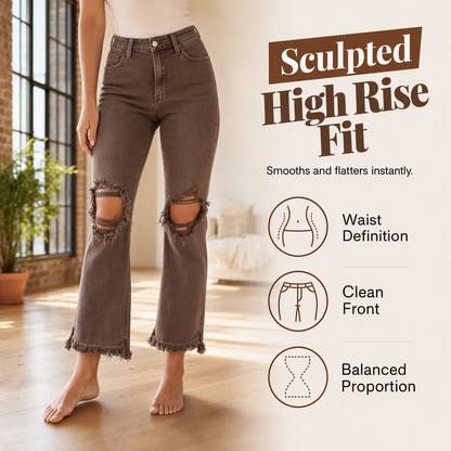 Leg-Lengthening Flare Jeans