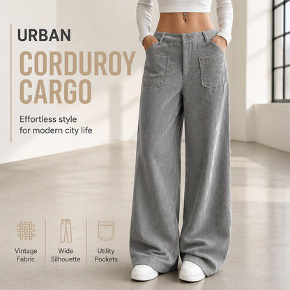 Women’s Casual Relaxed Fit Wide-Leg Pants
