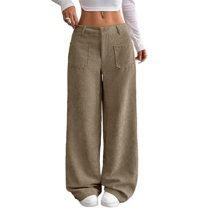 Women’s Casual Relaxed Fit Wide-Leg Pants