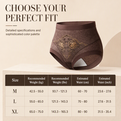 Women's High Waist Tummy Control Lace Panties