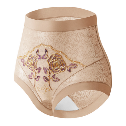 Women's High Waist Tummy Control Lace Panties