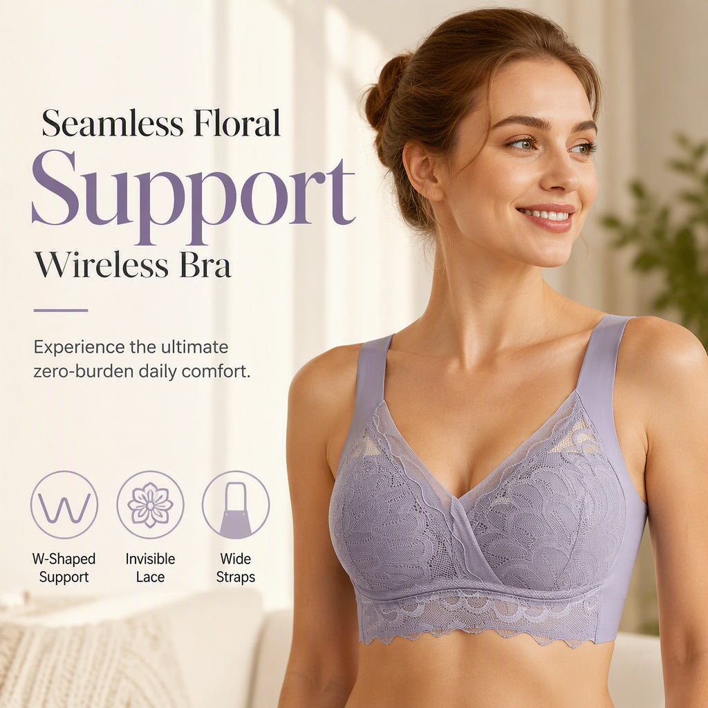 Women's Wireless Lace Bra