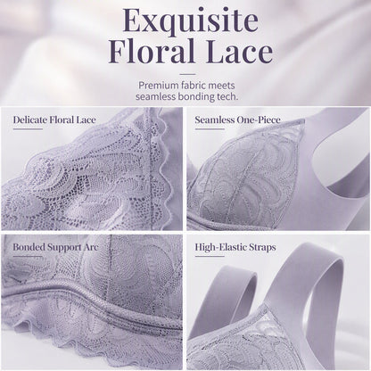Women's Wireless Lace Bra