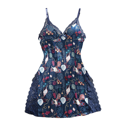 Women's Sexy Lace Trim Nightgown