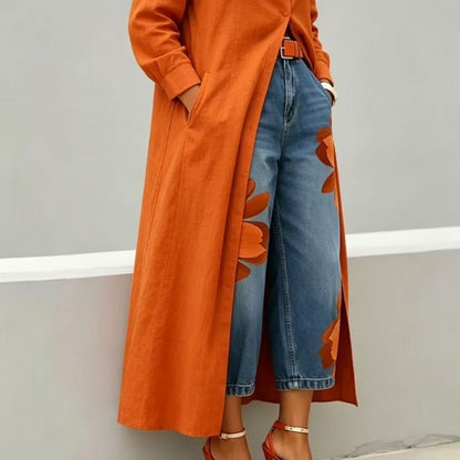 Women's Wide Leg Printed Pants