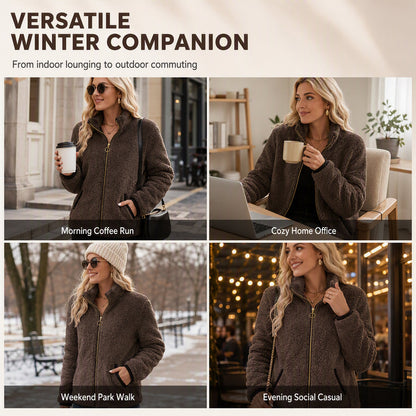 Women’s Casual Zip-Up Cardigan Jacket