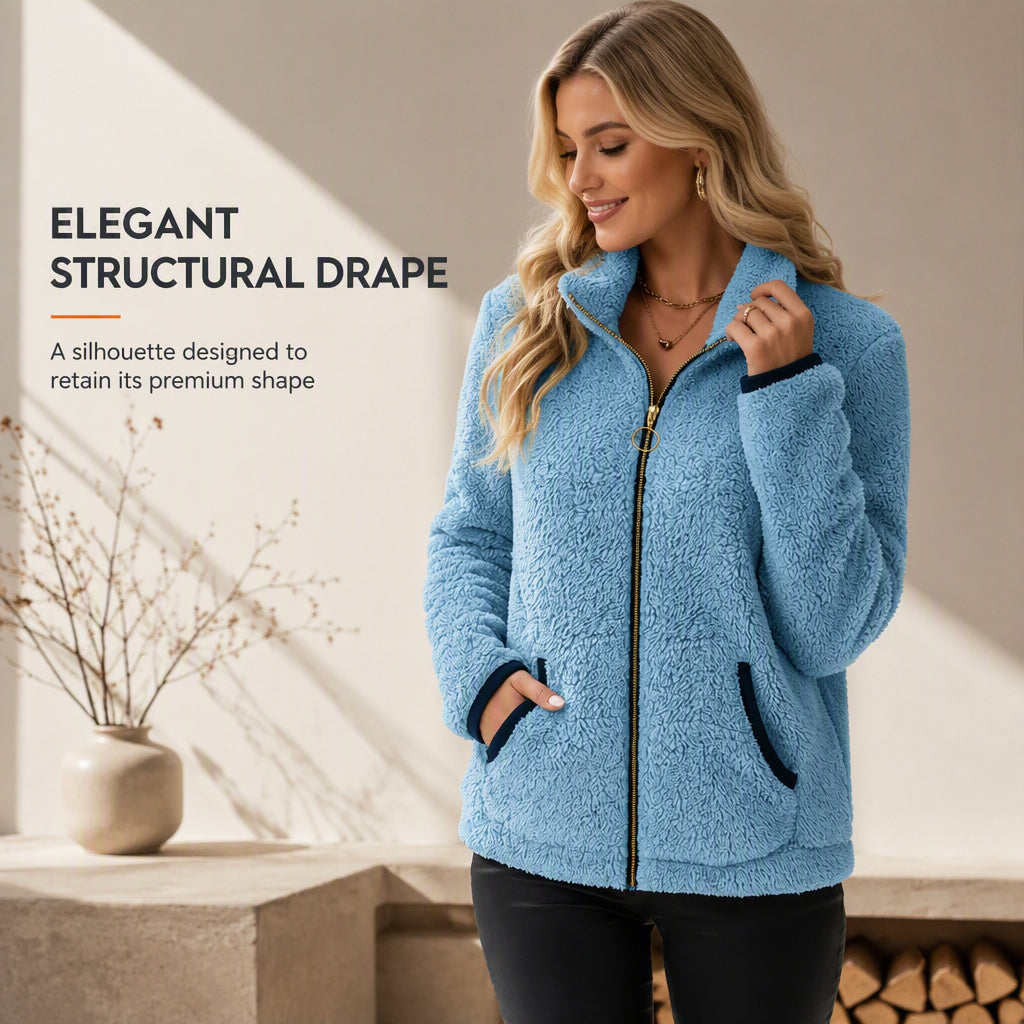 Women’s Casual Zip-Up Cardigan Jacket