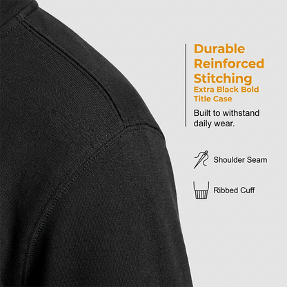 Premium Quarter-Zip Pullover Sweatshirt