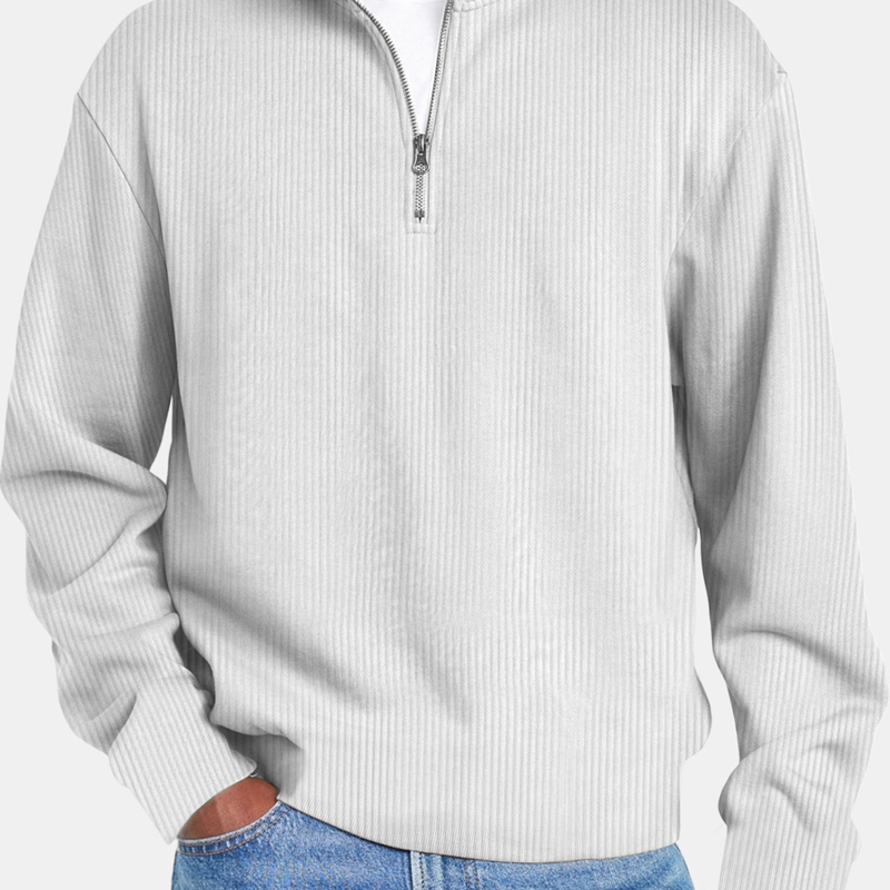 Premium Quarter-Zip Pullover Sweatshirt