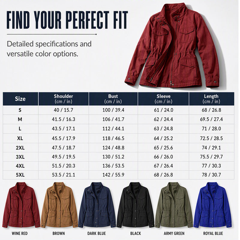 Women's Utility Jacket with Pockets