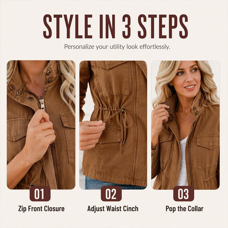 Women's Utility Jacket with Pockets