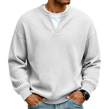 Layered Comfort Waffle Tee