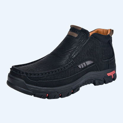 Men's Casual Slip-On PU Leather Shoes