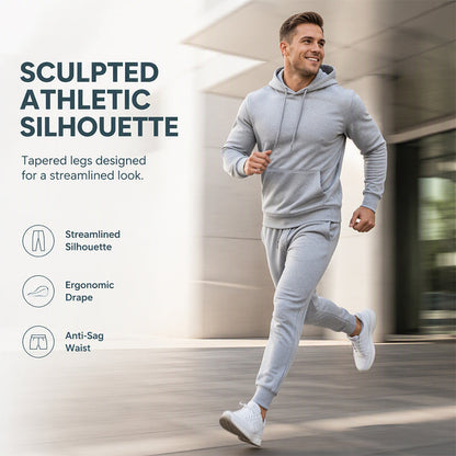 Men's Casual Graphic Hoodie & Sweatpants Set