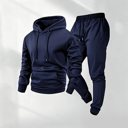 Men's Casual Graphic Hoodie & Sweatpants Set