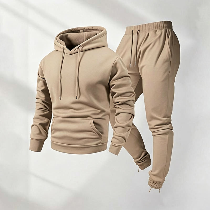Men's Casual Graphic Hoodie & Sweatpants Set