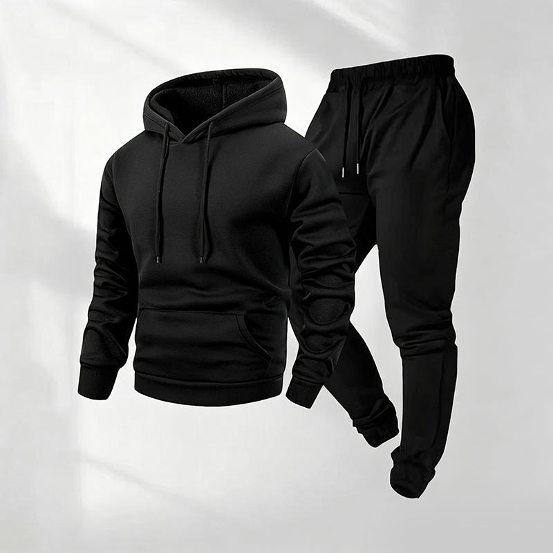 Men's Casual Graphic Hoodie & Sweatpants Set