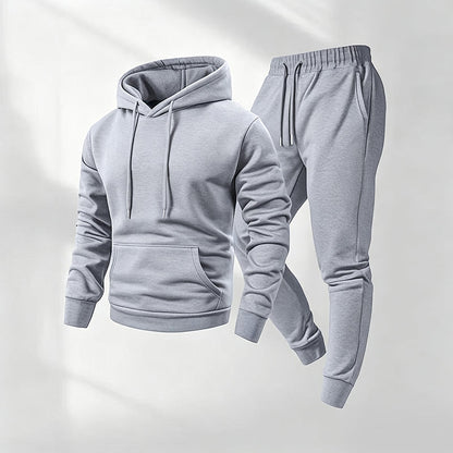 Men's Casual Graphic Hoodie & Sweatpants Set