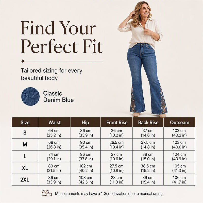 Women's High Waisted Flare Jeans