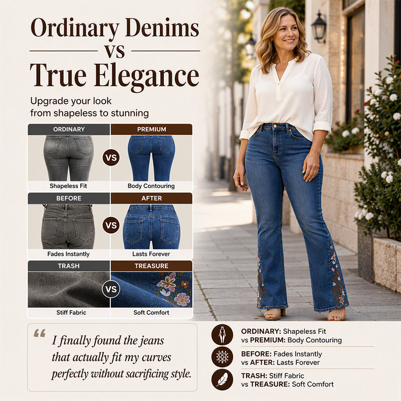 Women's High Waisted Flare Jeans
