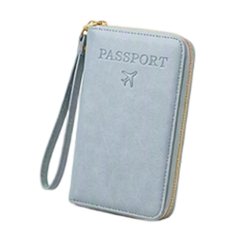 Multifunctional RFID Blocking Travel Passport Wallet