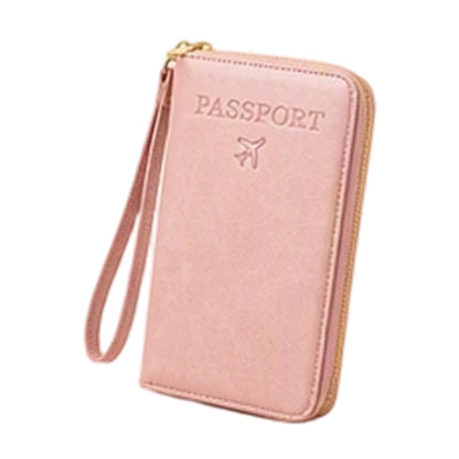 Multifunctional RFID Blocking Travel Passport Wallet