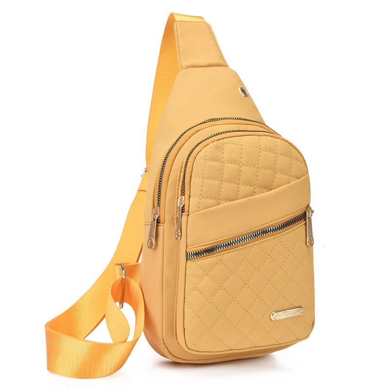 Lightweight Quilted Crossbody Sling Bag