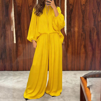 Women's Casual Loose Top & Trousers Set