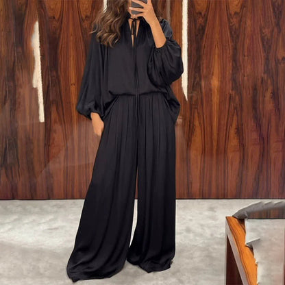 Women's Casual Loose Top & Trousers Set
