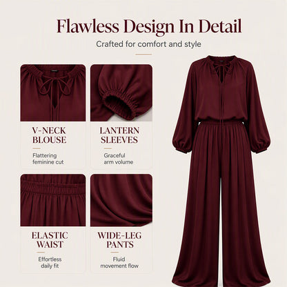 Women's Casual Loose Top & Trousers Set