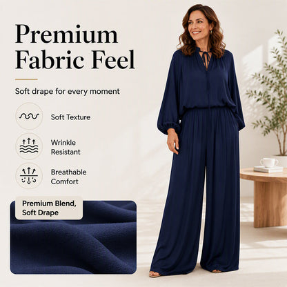 Women's Casual Loose Top & Trousers Set